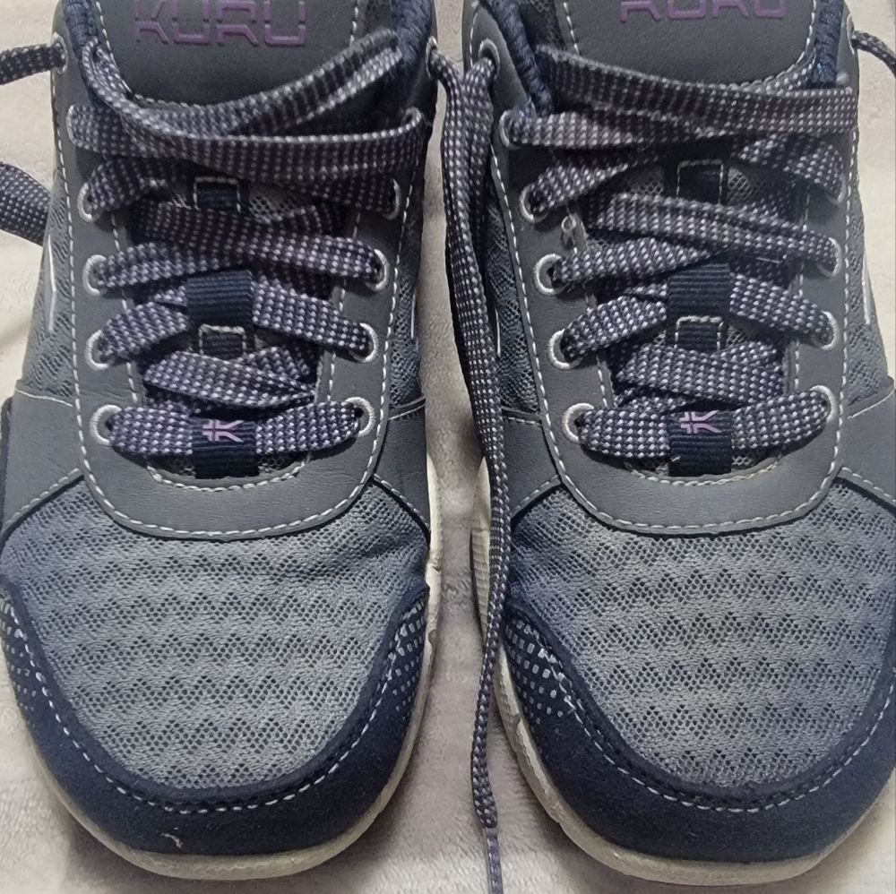 KURU Quantum Mesh womens gray and‎ lavender Size 7 Running Shoes - Picture 2 of 7